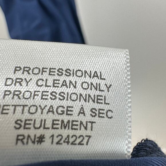 Misa Los Angeles Domino Dress Draped Ruched Navy Knee Length Cocktail XS NWT - Picture 9 of 11